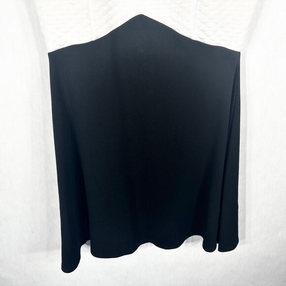 ASOS Size 8 Dress Mini Black White Color Block Sleeveless A Line Back Zip 1208 - Picture 5 of 10